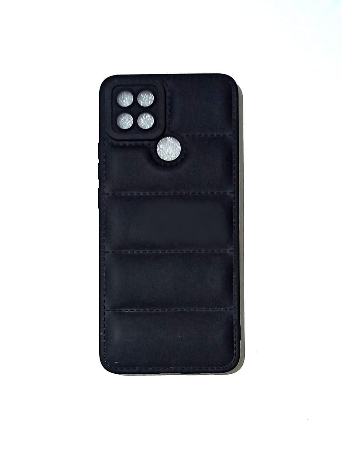 512EgCNQsNL._SL1500_ icall Puffer Case Camera Protection Soft Back Cover for Redmi 9C - Black - Rubber - Image 1