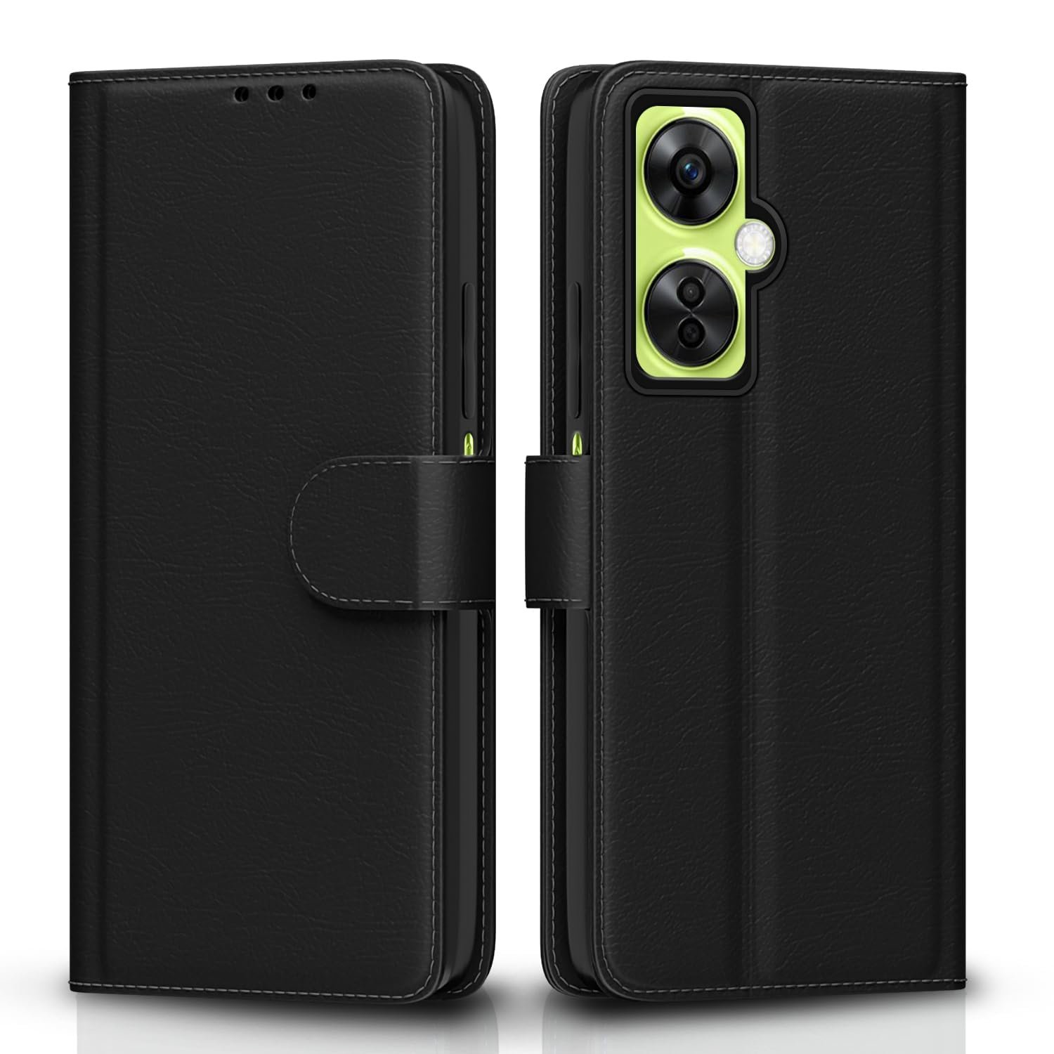 614+jkKWGZL._SL1500_ icall Shock Proof Flip Cover Back Case Cover for OnePlus Nord Ce 3 Lite 5G (Flexible | Leather Finish | Card Pockets Wallet & Stand - Image 1