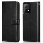 icall Shock Proof Flip Cover Back Case Cover for OnePlus Nord CE 2 LITE 5G (Flexible | Leather Finish | Card Pockets Wallet & Stand