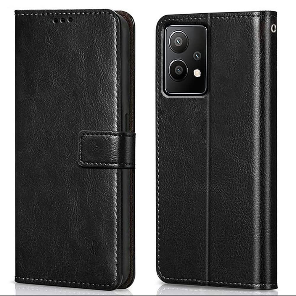61liiiIn9XL._SL1000_ icall Shock Proof Flip Cover Back Case Cover for OnePlus Nord CE 2 LITE 5G (Flexible | Leather Finish | Card Pockets Wallet & Stand - Image 1
