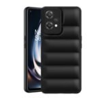 icall Puffer Case Camera Protection Soft Back Cover for Oneplus Nord Ce 2 Lite- Black - Rubber